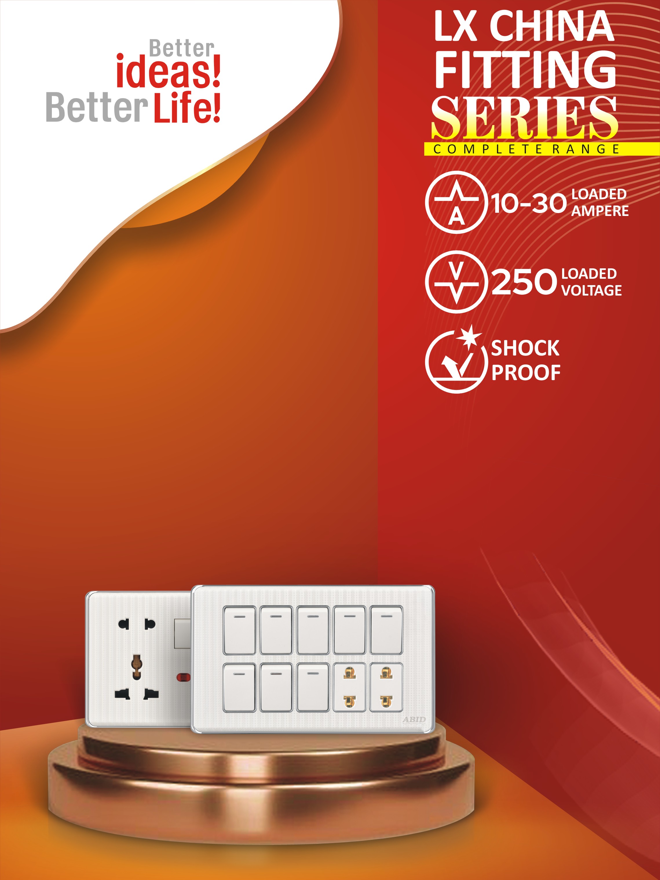 LX China Fitting (White)