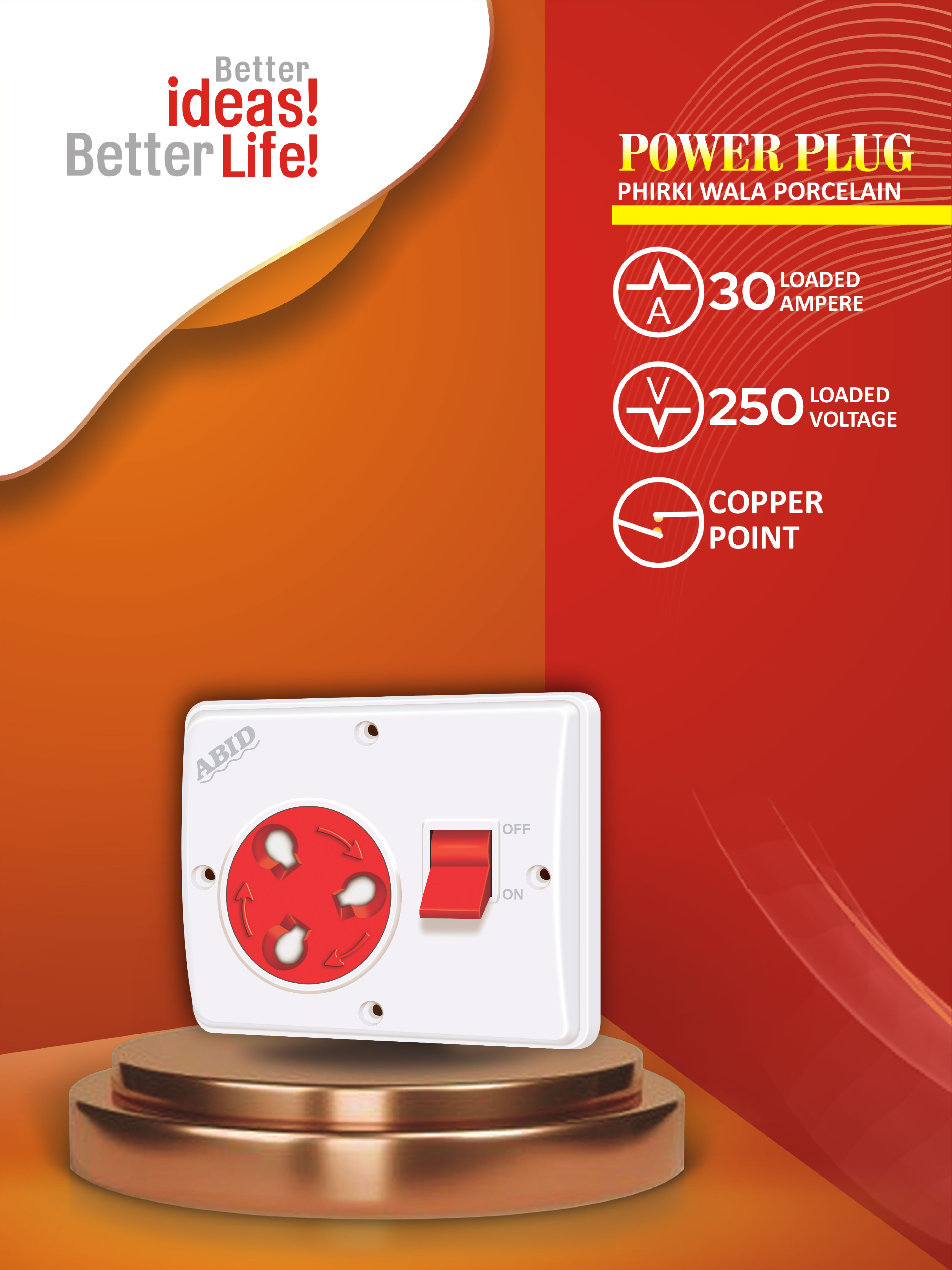 Power Plug Phirki Wala Porcelain