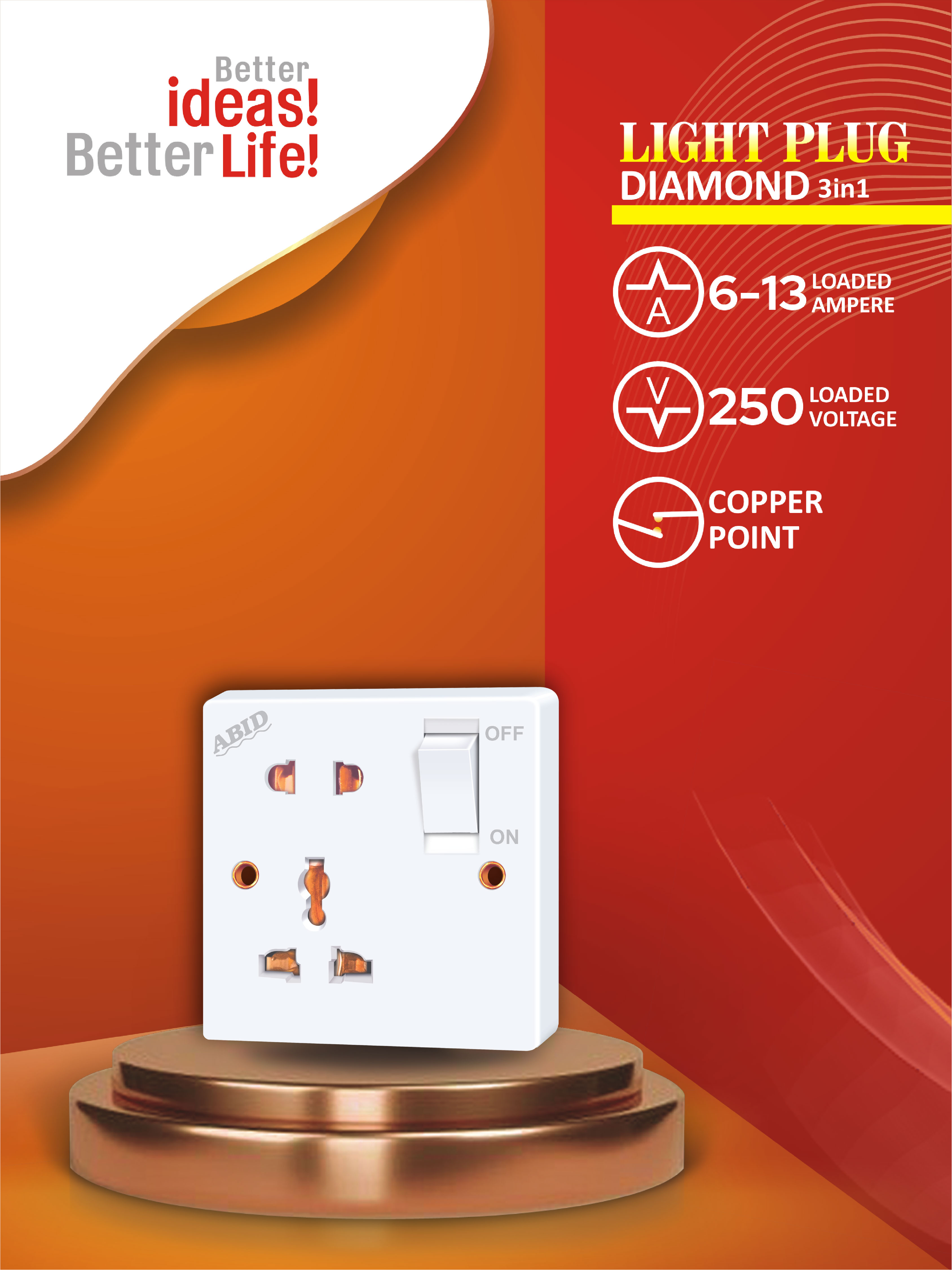 Light Plug Diamond 3in1