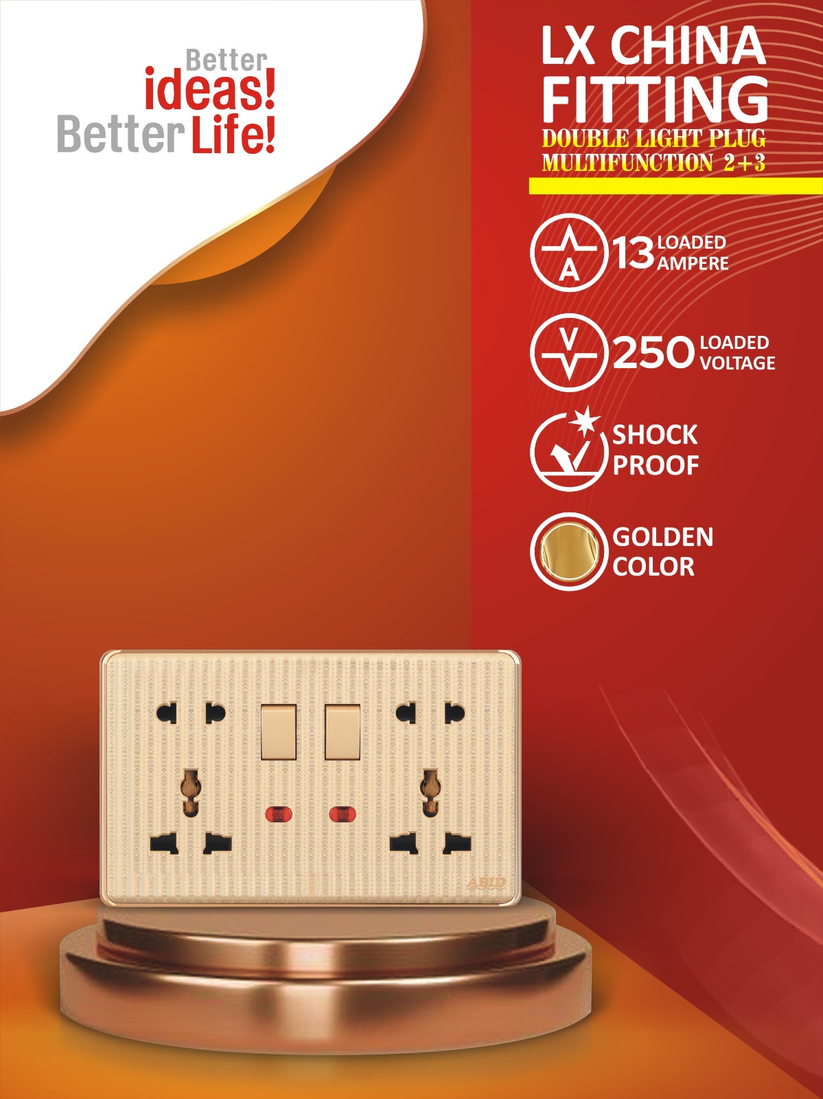 Double Light Plug MF 2+3