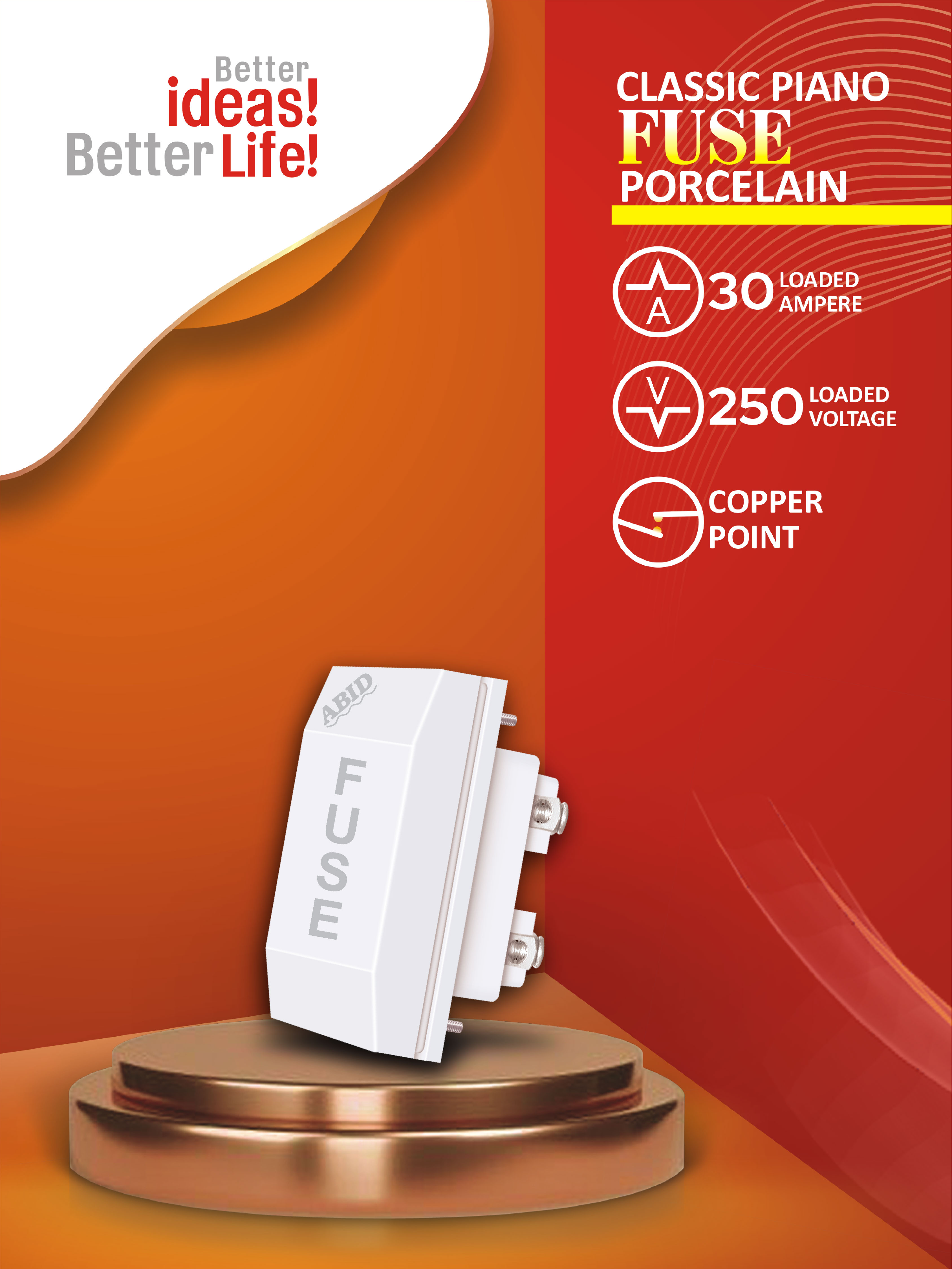 Classic Piano Fuse Bakelight 20A