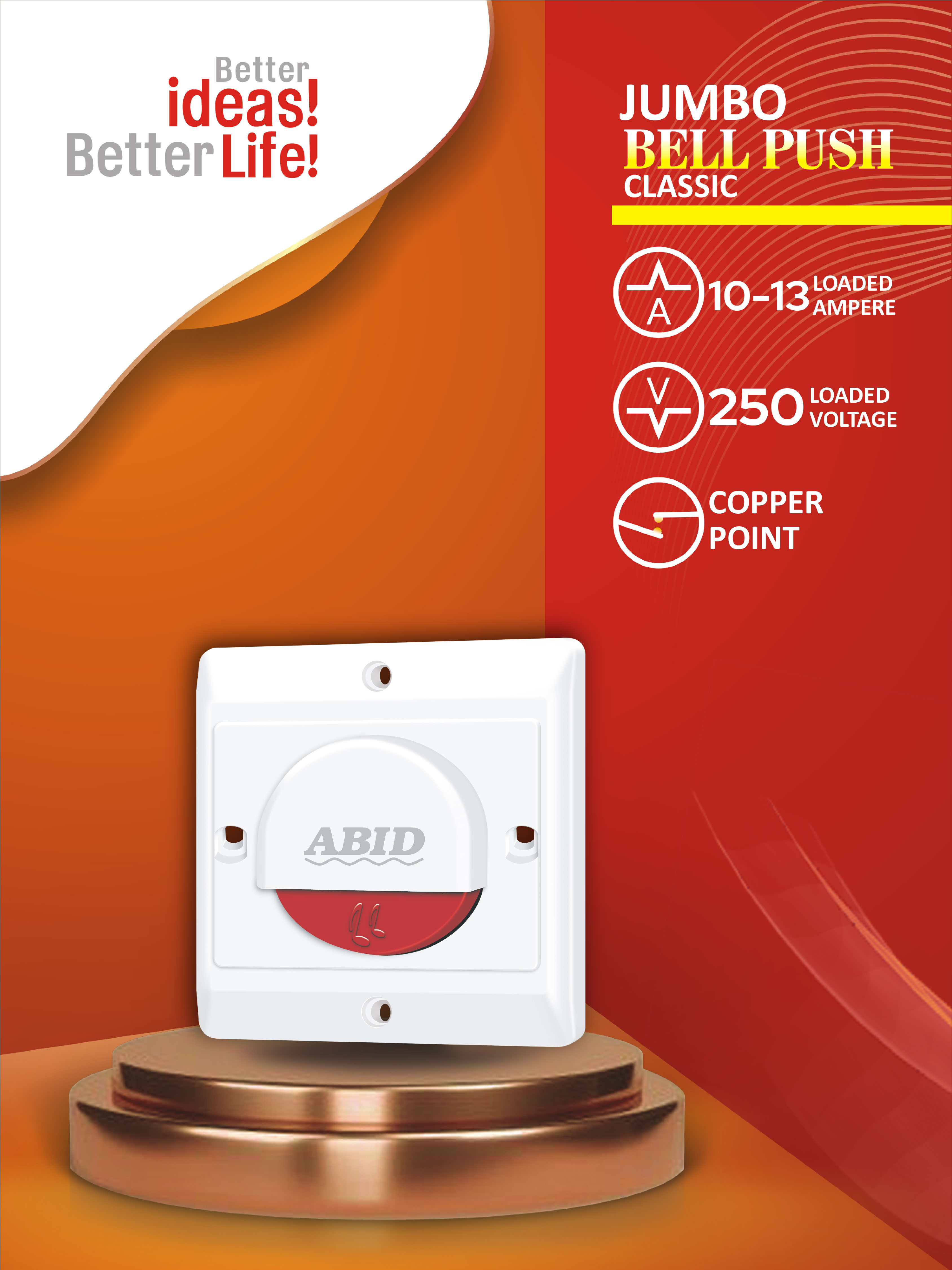 Jumbo Bell Push Classic