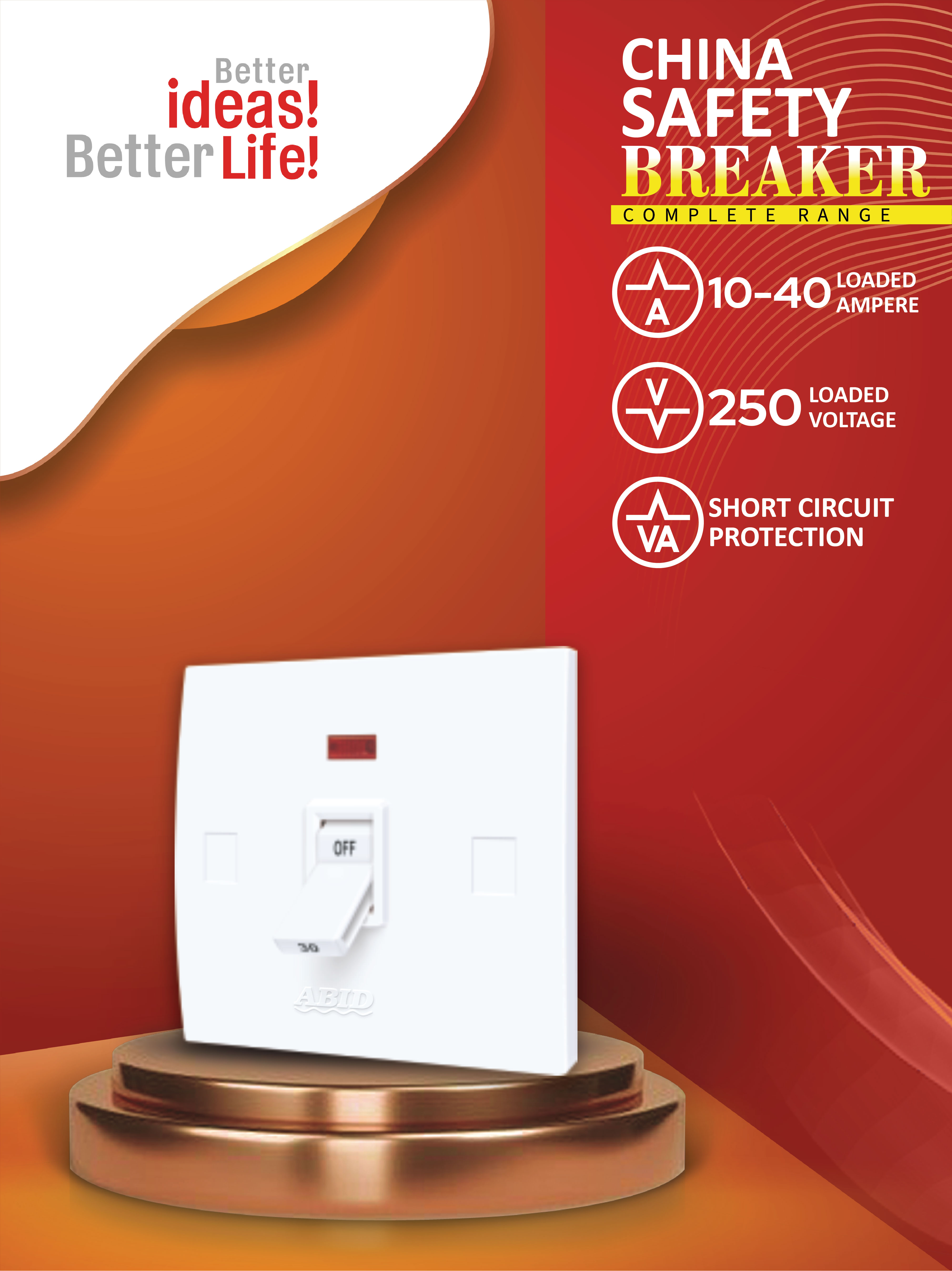 Two Pole China Safety Breaker (40) AMP