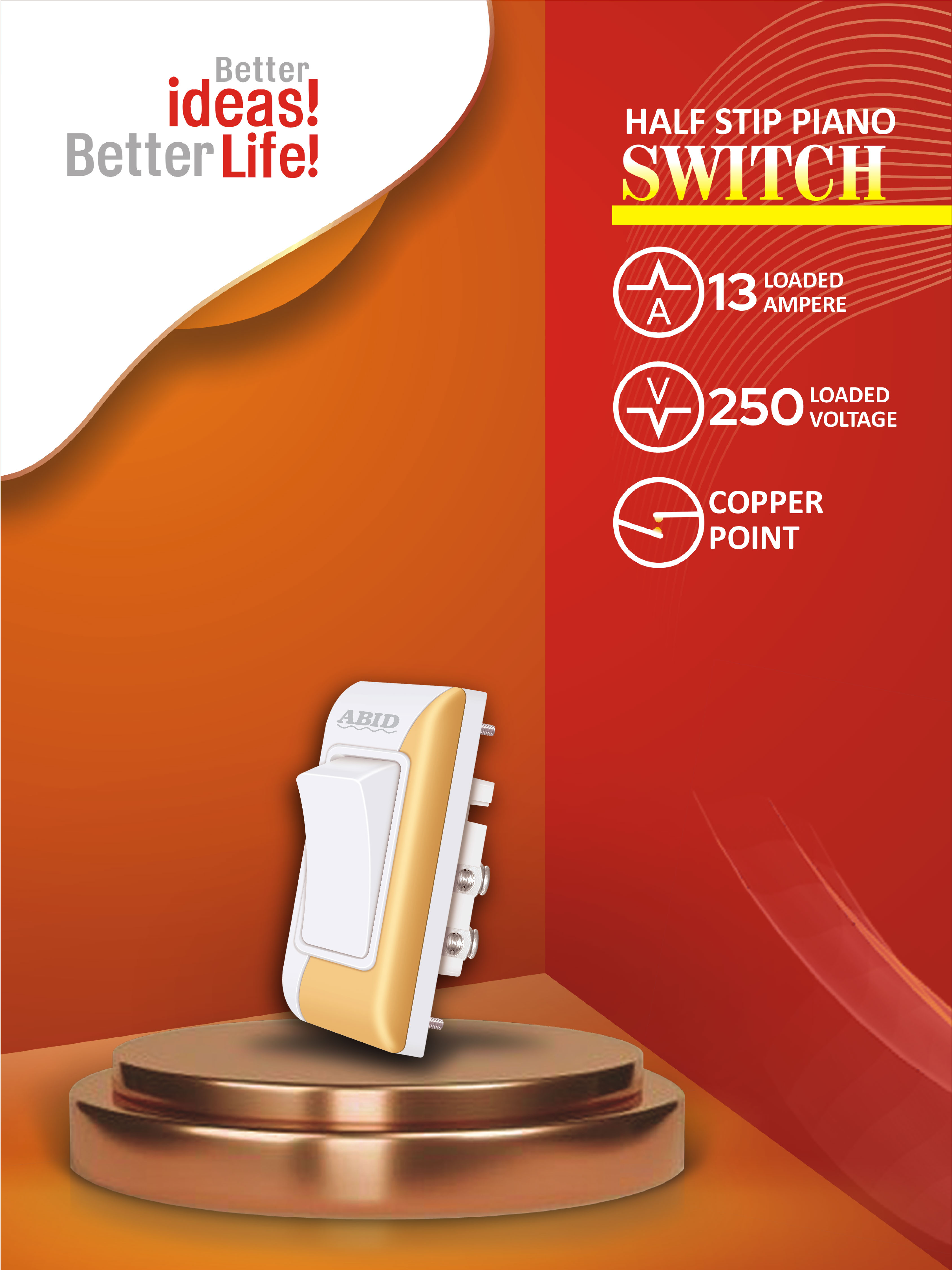 Half Stipe Piano Switch