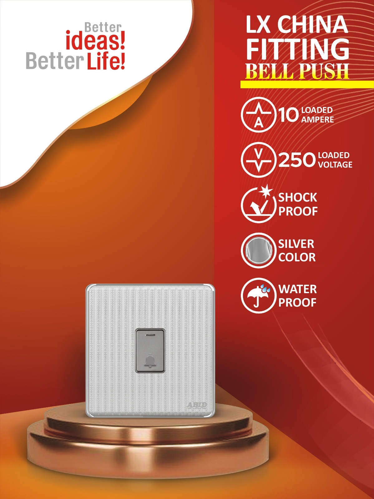 Bell Push Water Proof