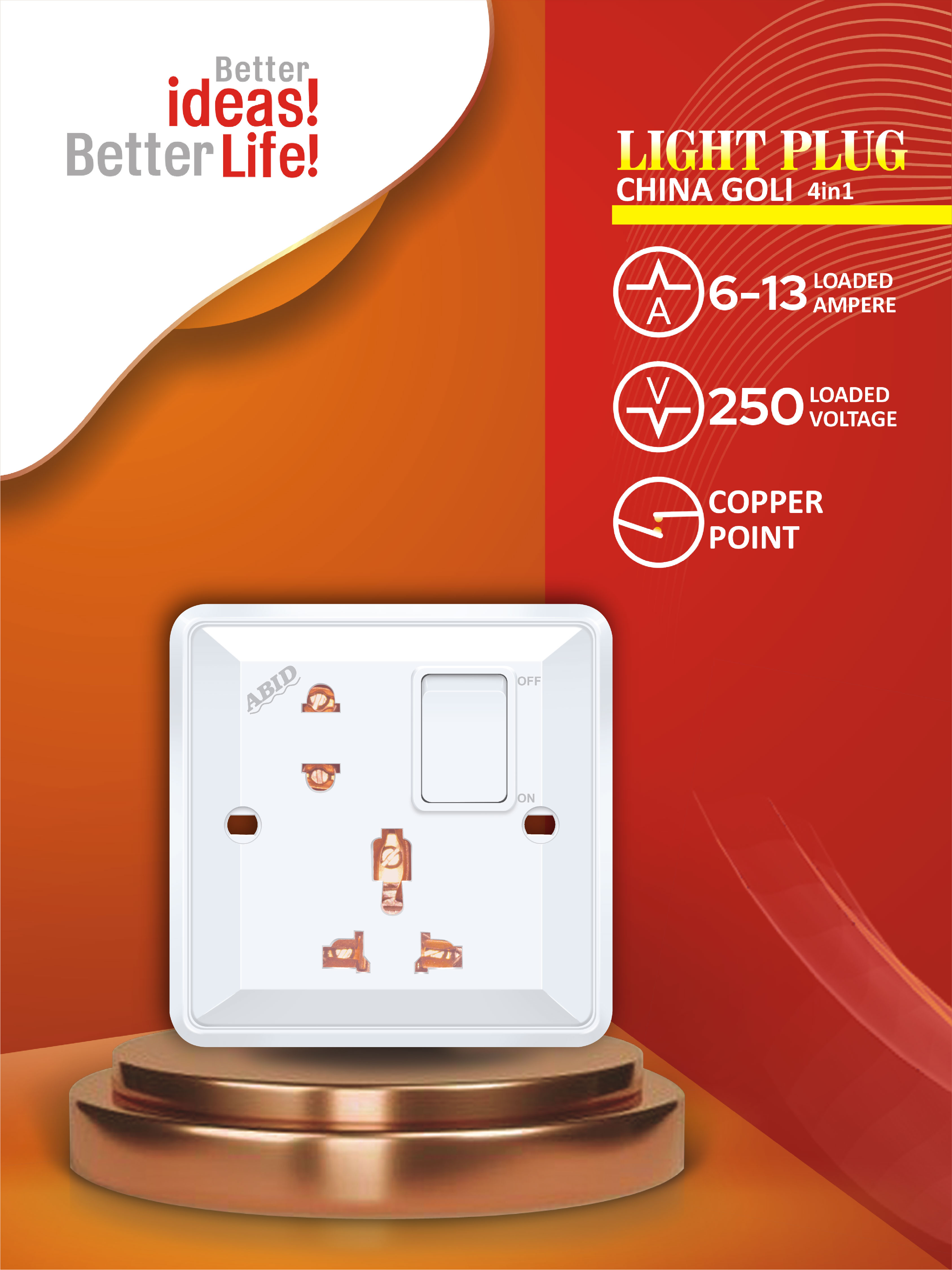 Light Plug China Goli 4in1