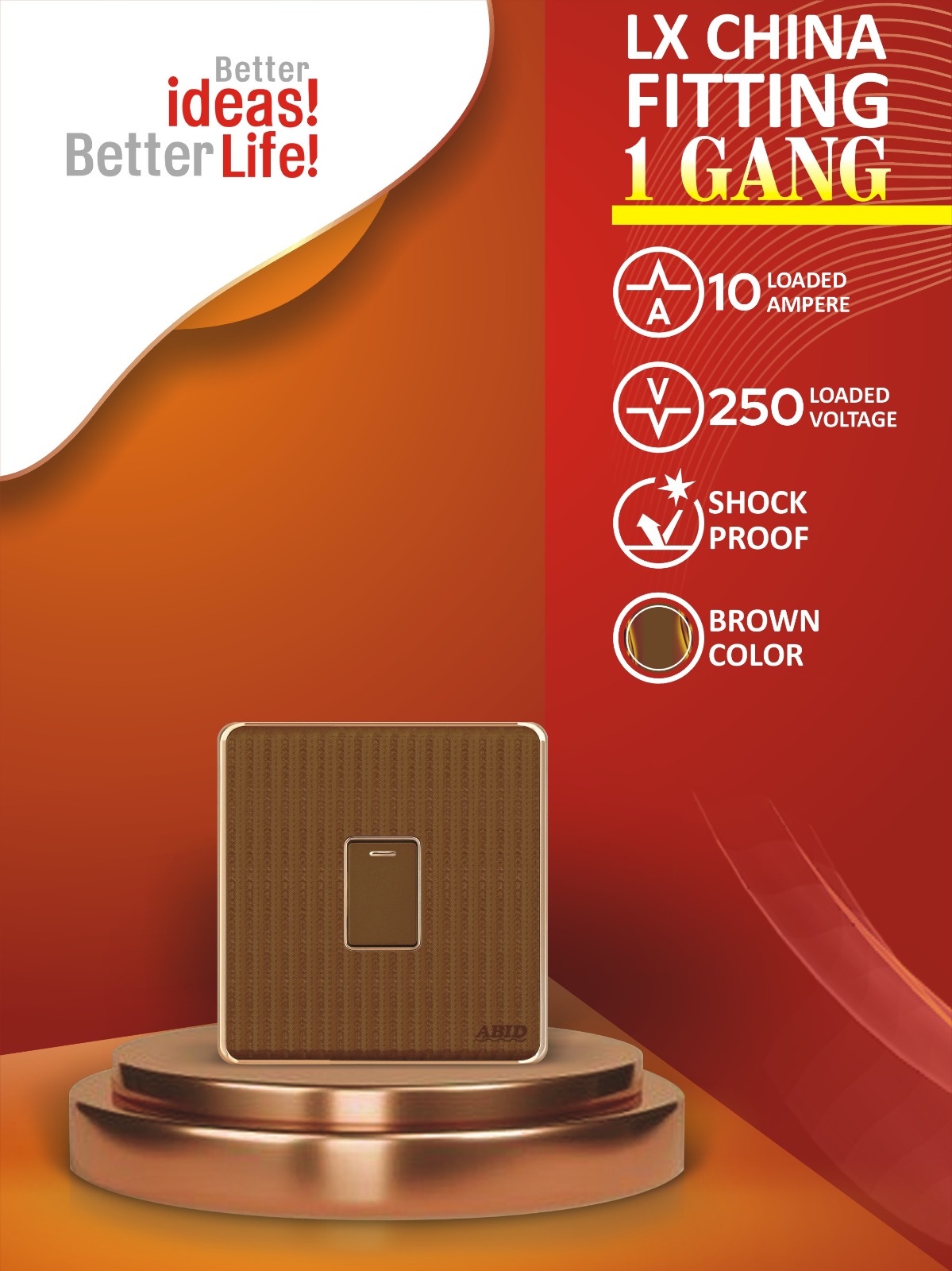 One Switch plate (1G)