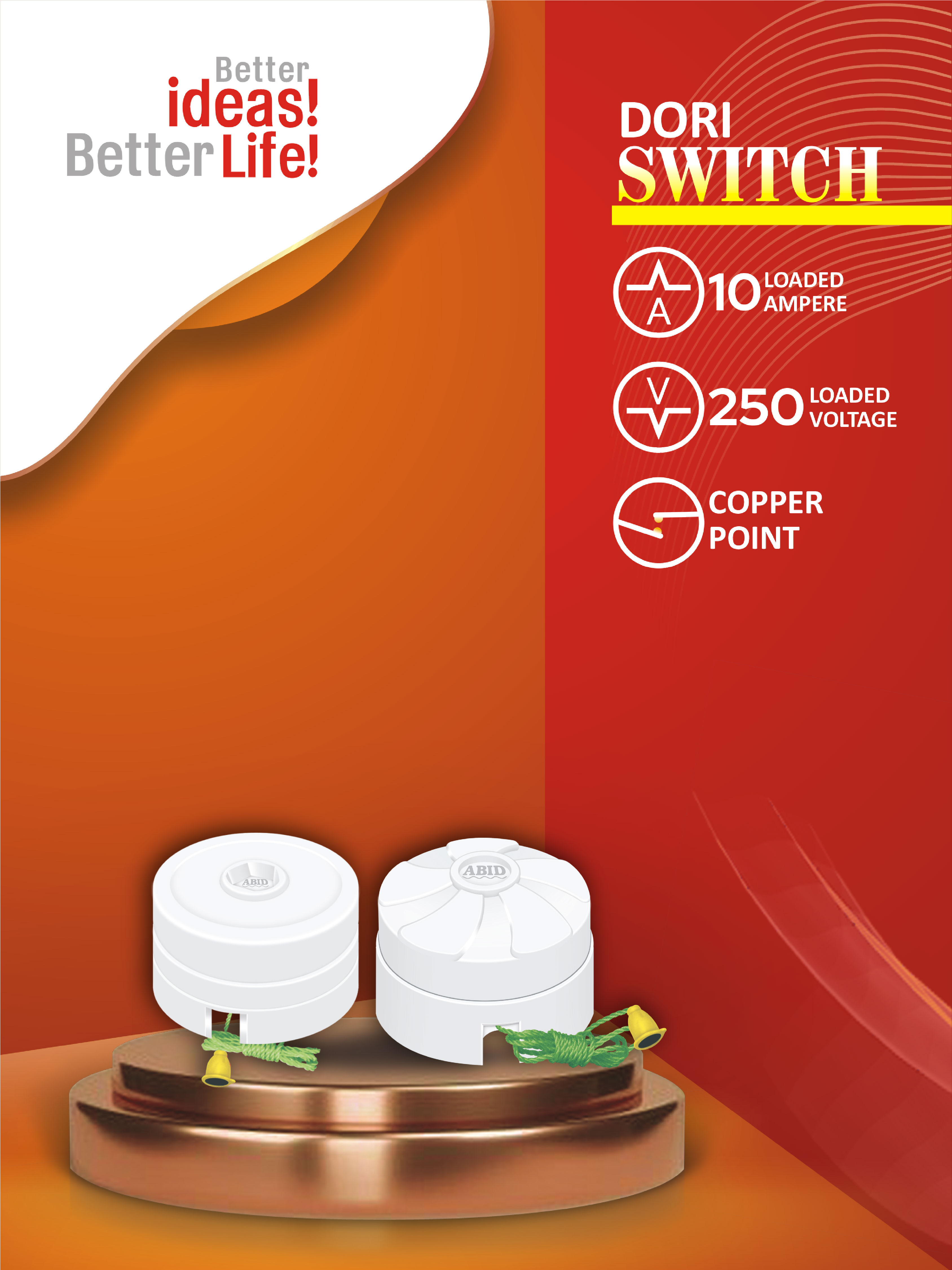 Dori Switch 10A Bakelite