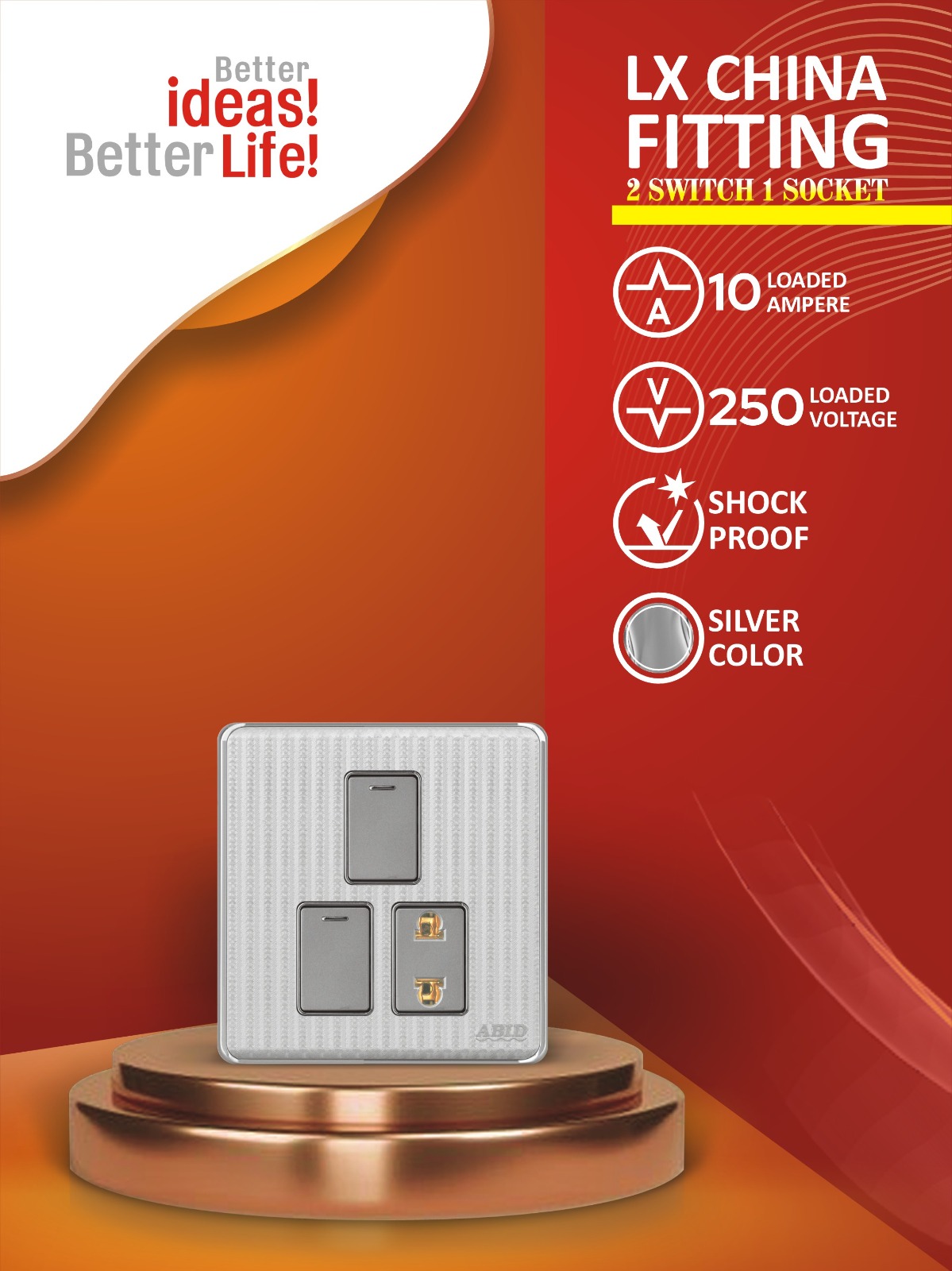 Two Switch One Socket (2+1)