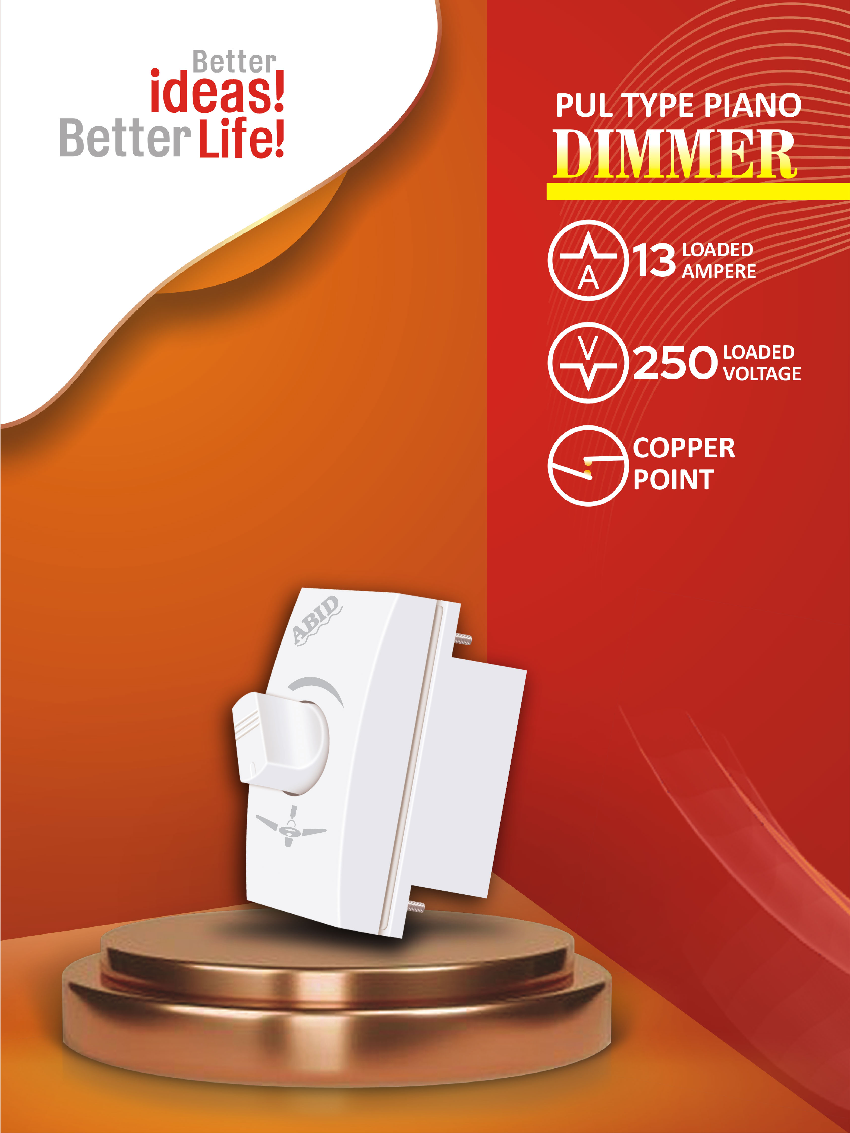 Pull Type Piano Dimer (13-A)