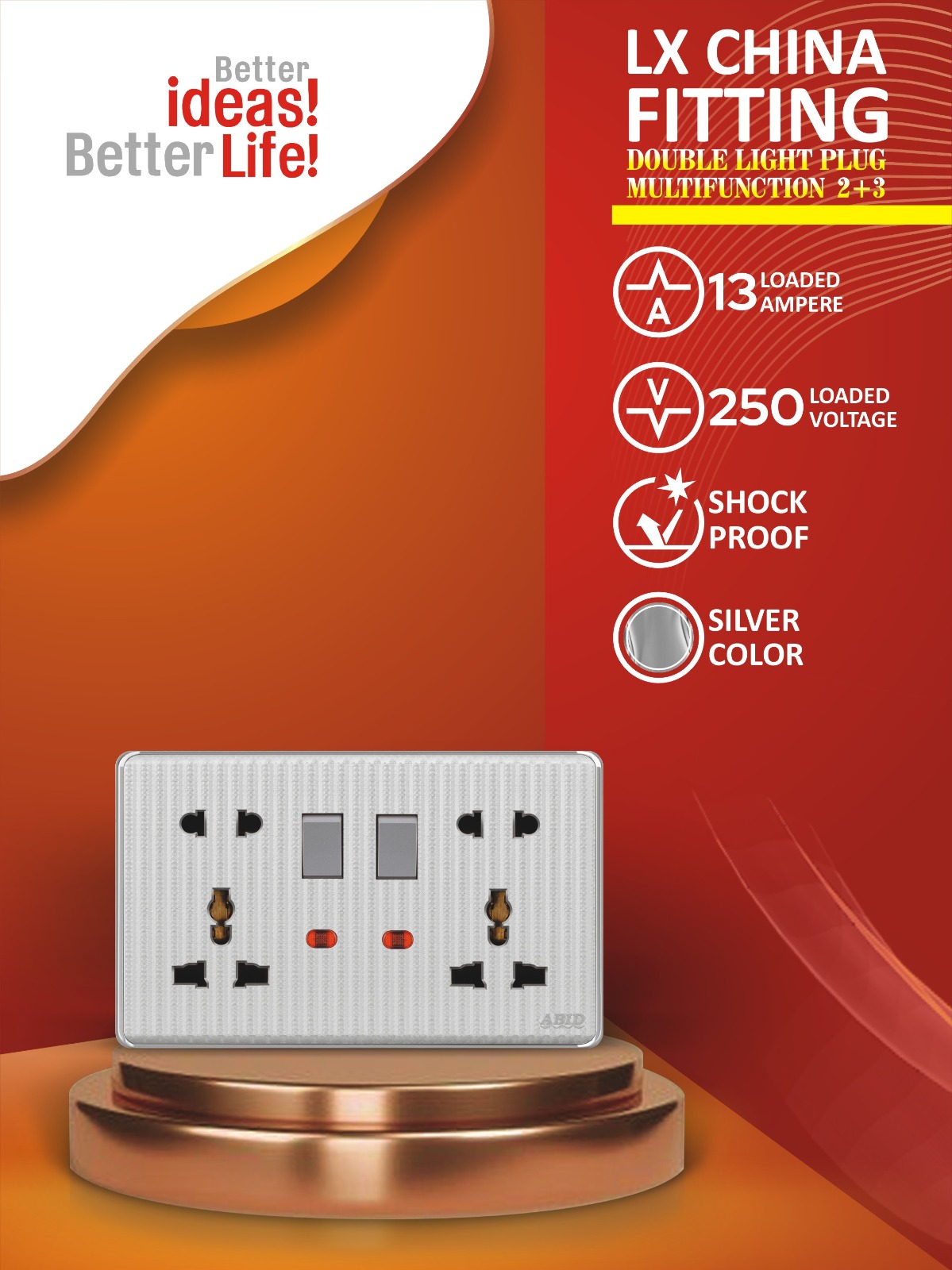 Double Light Plug MF 2+3