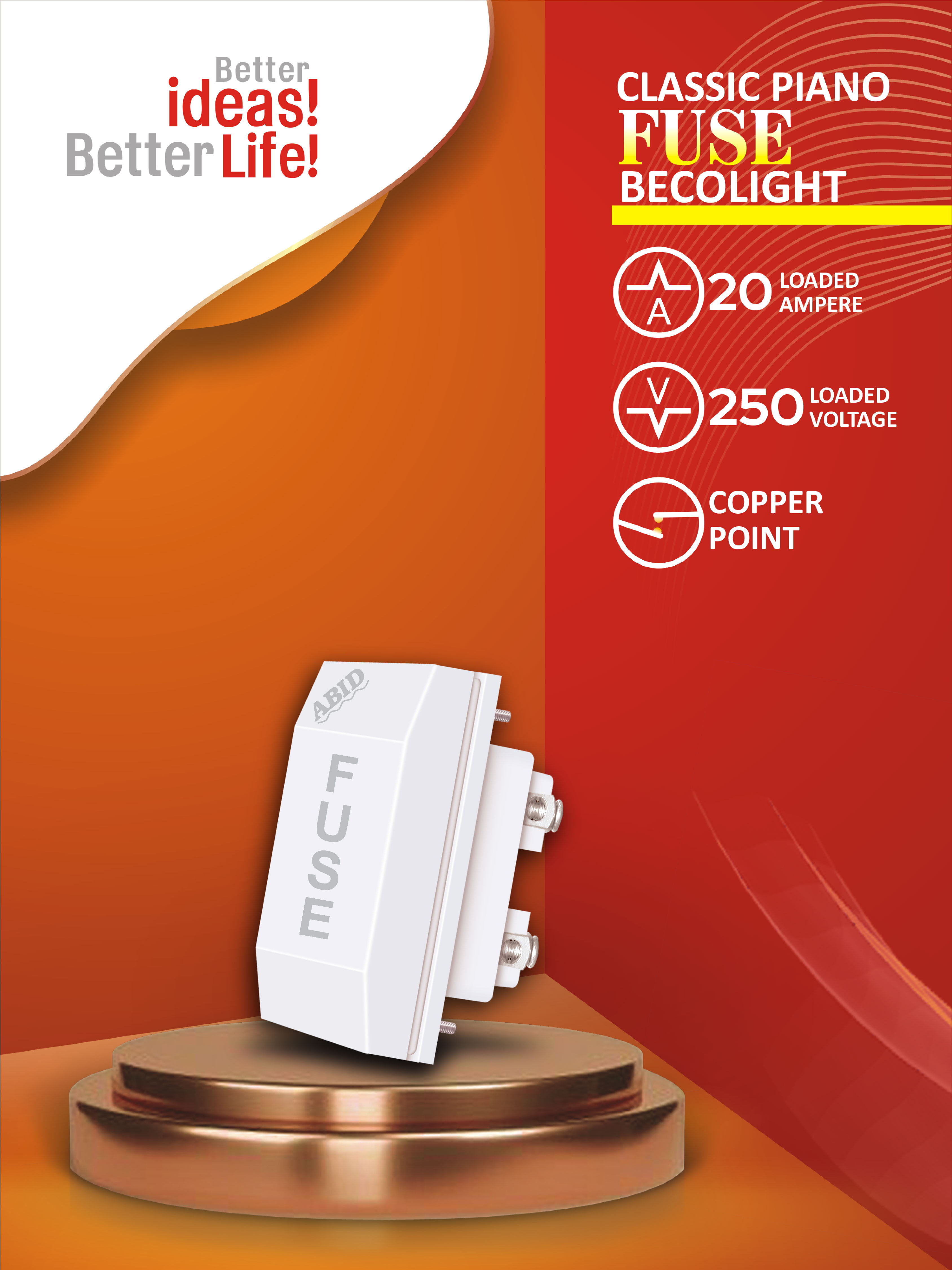 Classic Piano Fuse Bakelight 20A