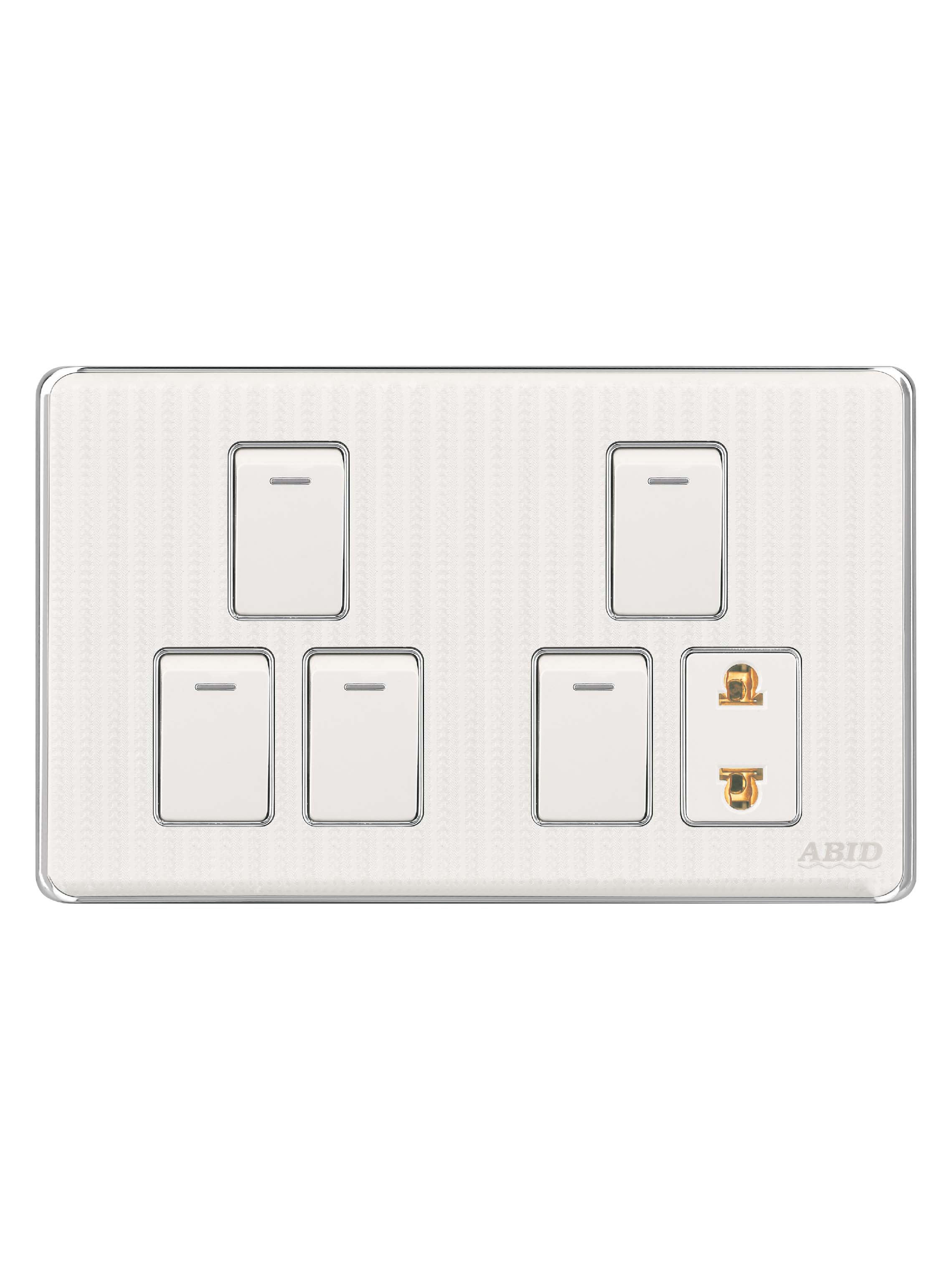 Five Switch One Socket (5+1)(1)