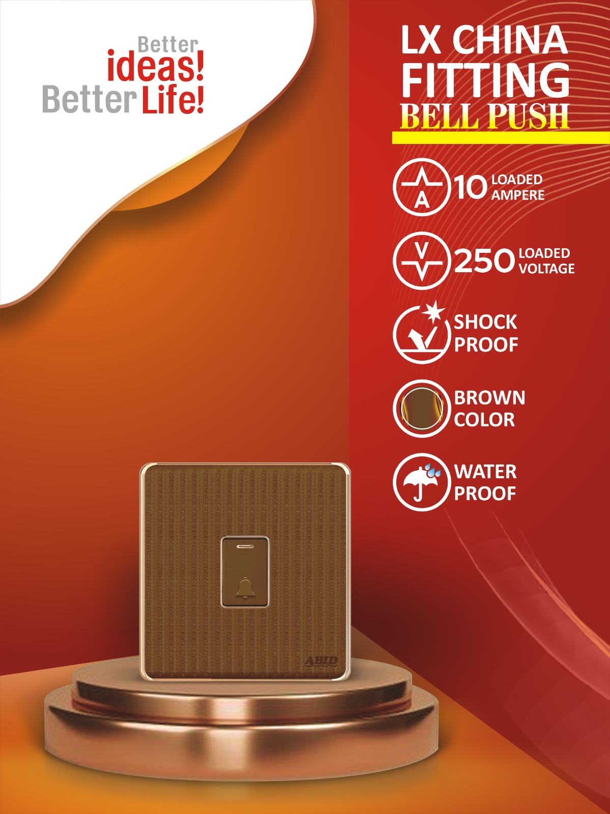 Bell Push Water Proof