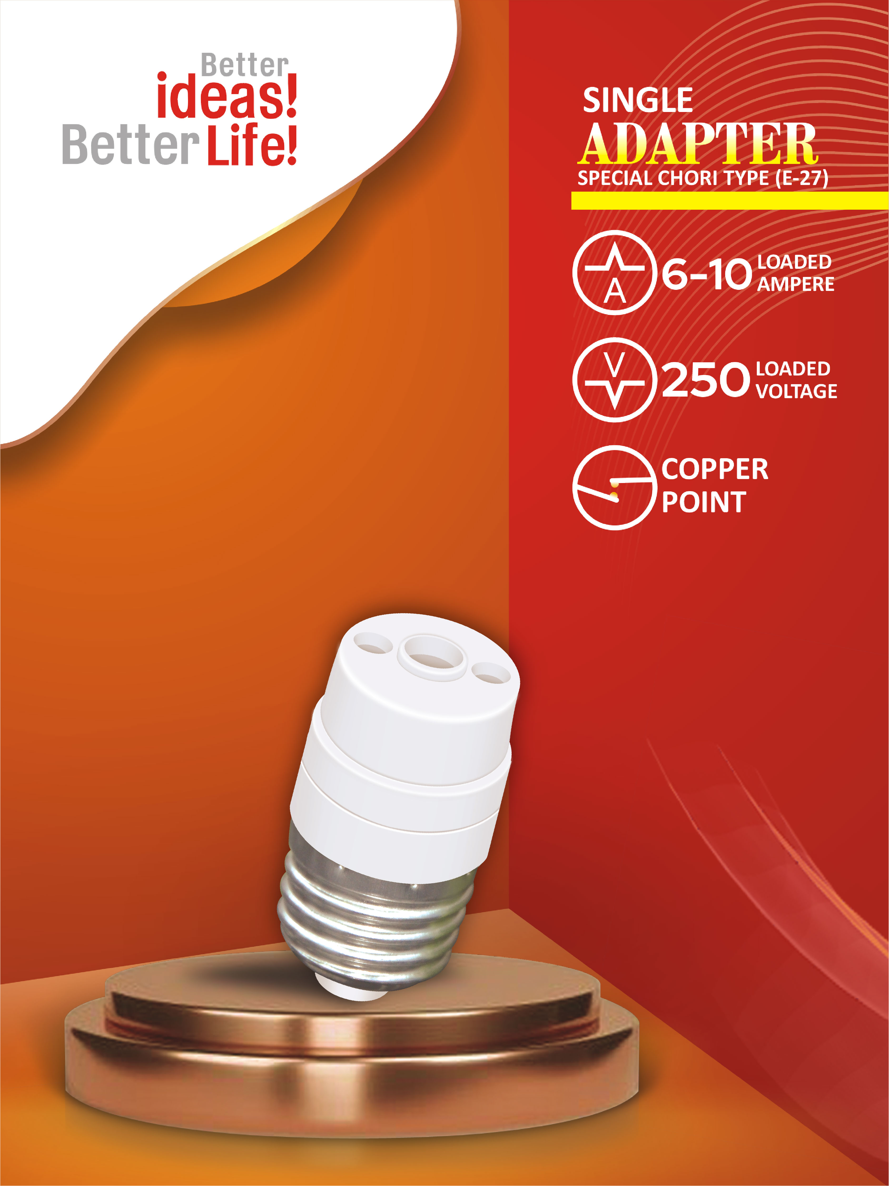 Single Adapter Special Choori Wala E-27