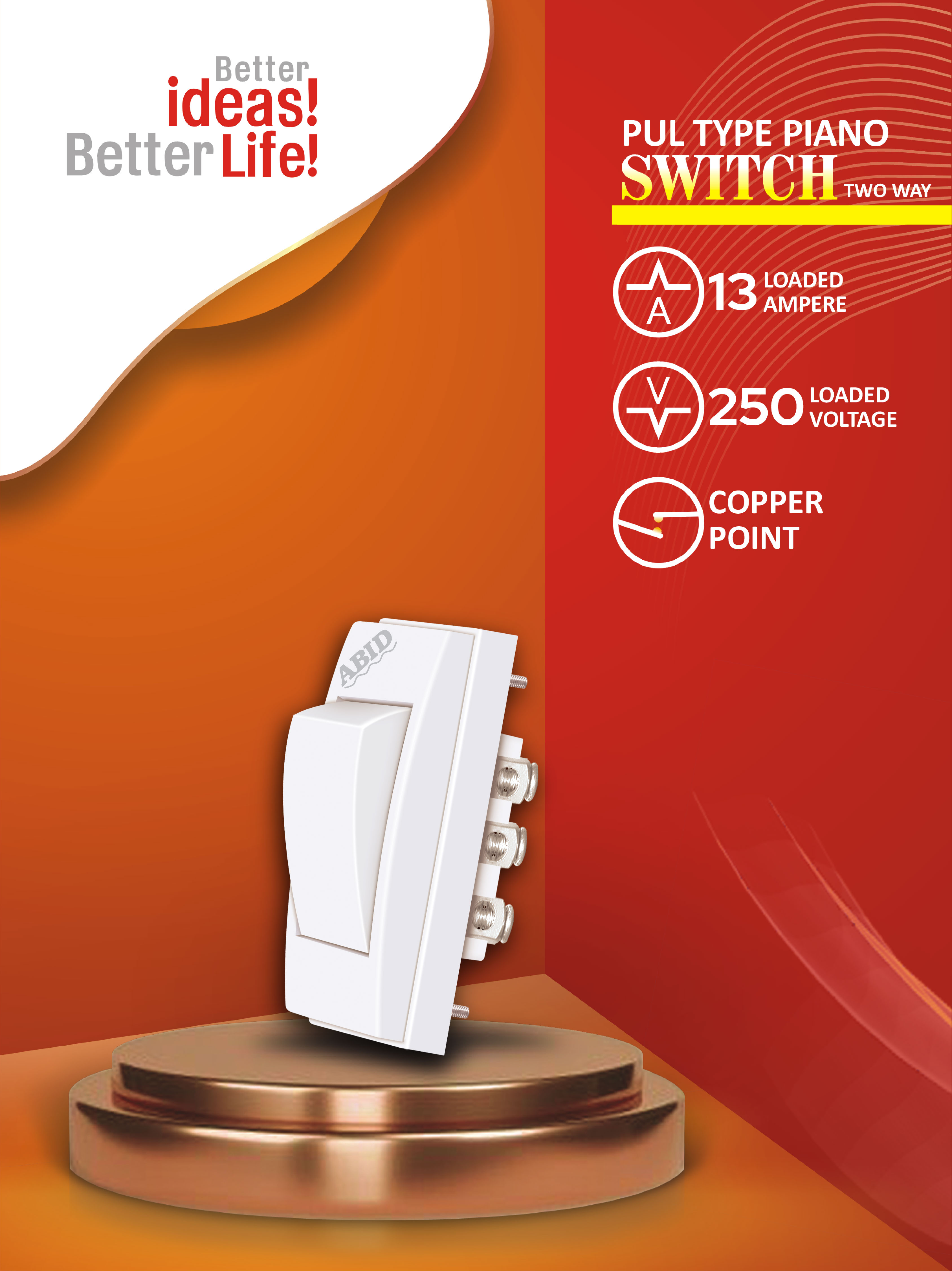 Pull Type Piano Switch Two Way