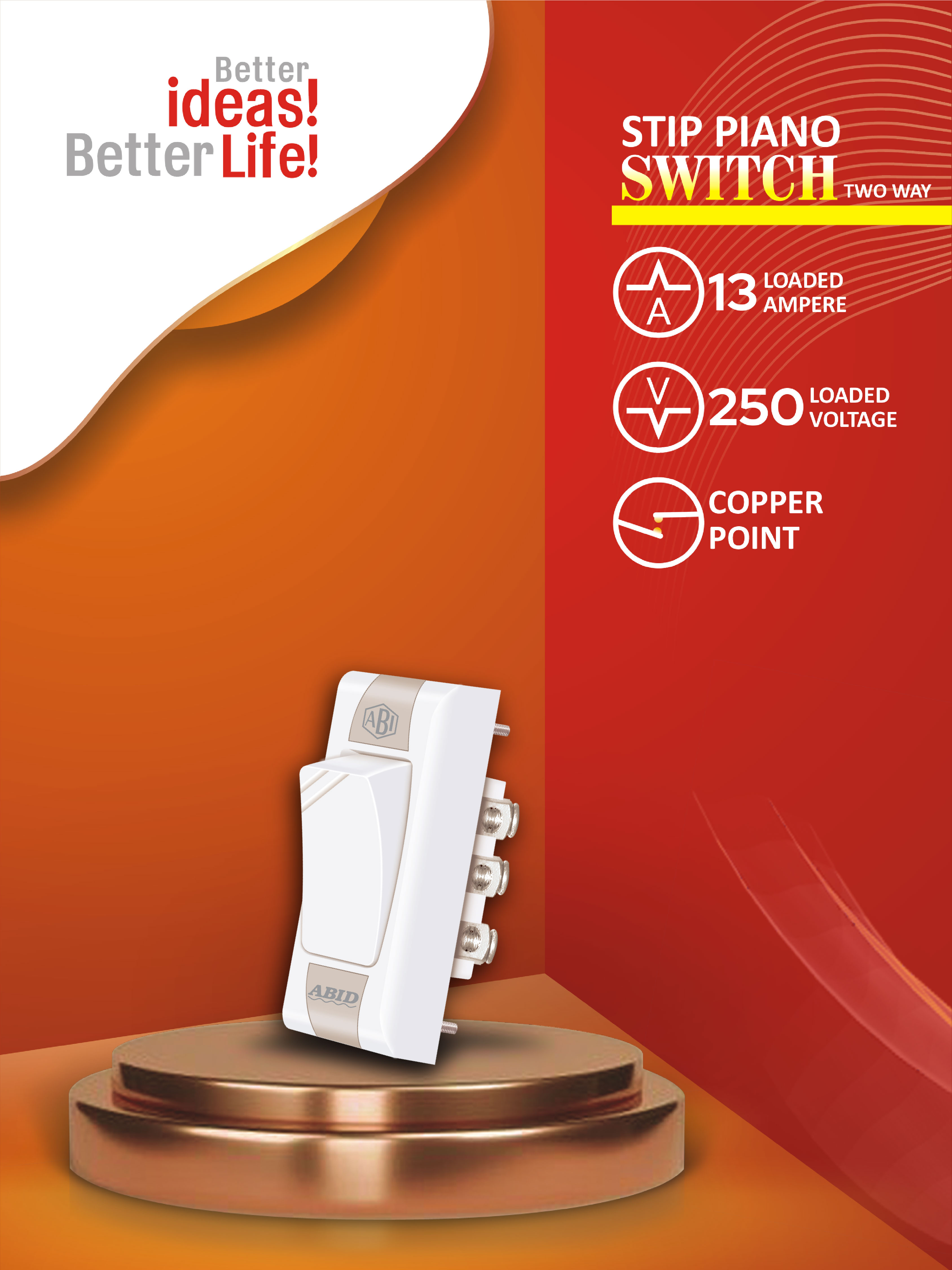 Strip Piano Switch Two Way