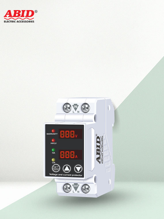 Two pole Digital Adjustable Volt & Amp Meter