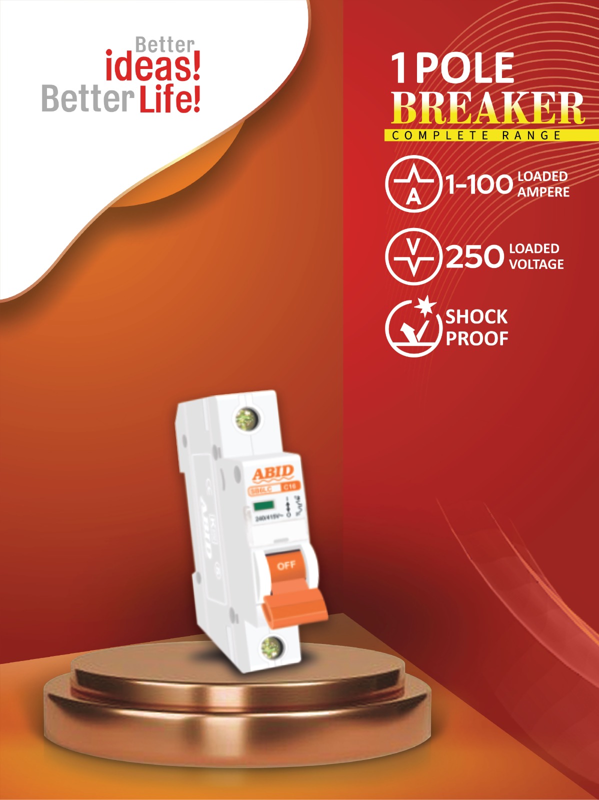 One Pole Main Switch Breaker (100) AMP