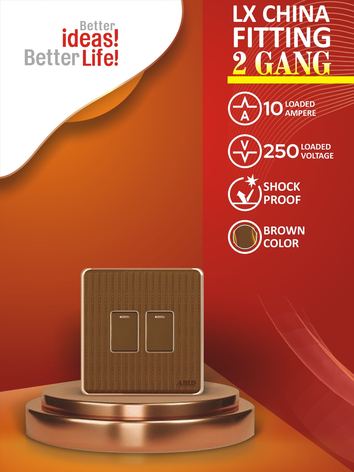 Two Switch Plate (2G)