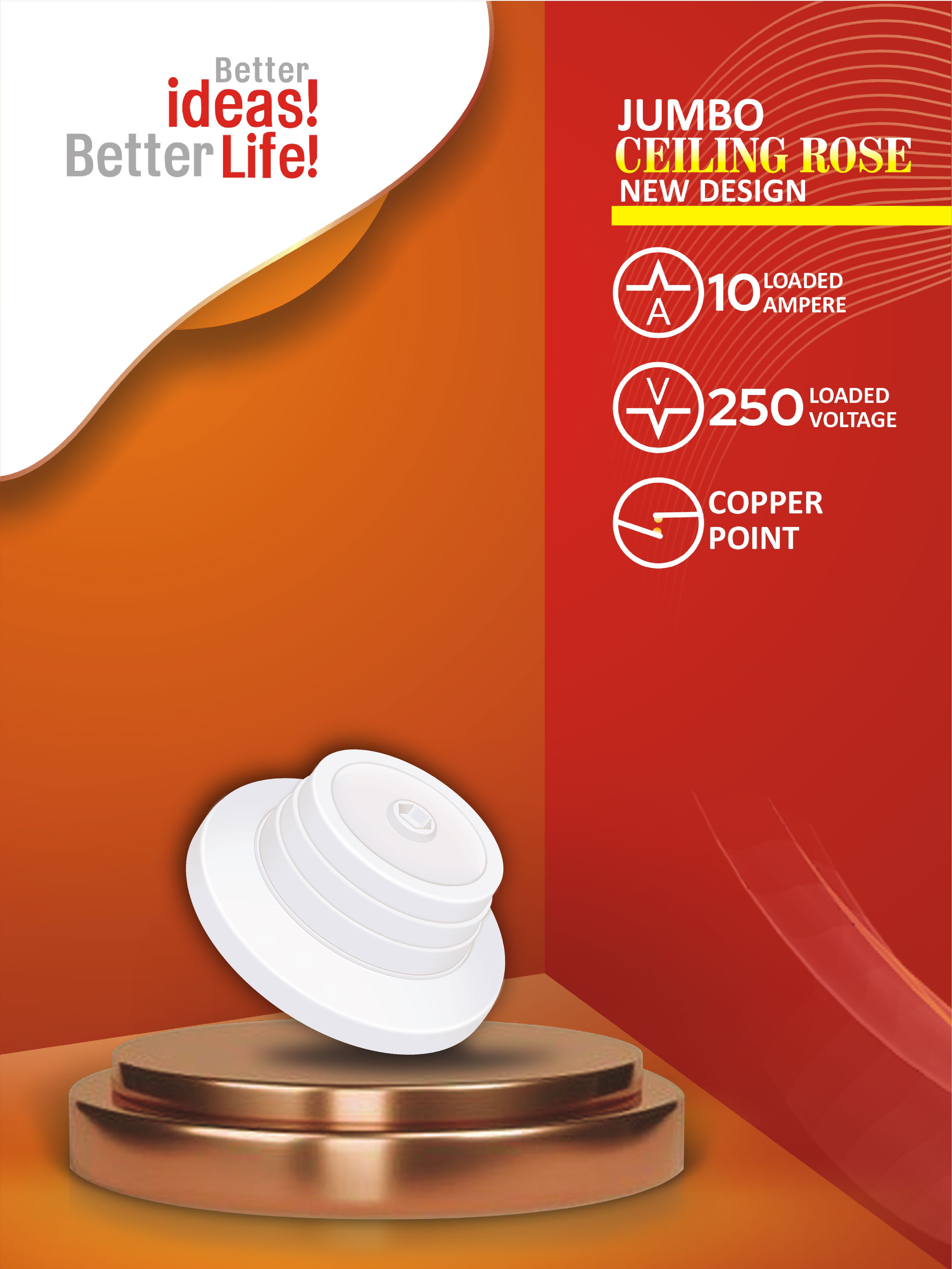 Jumbo Ceiling Rose New Design