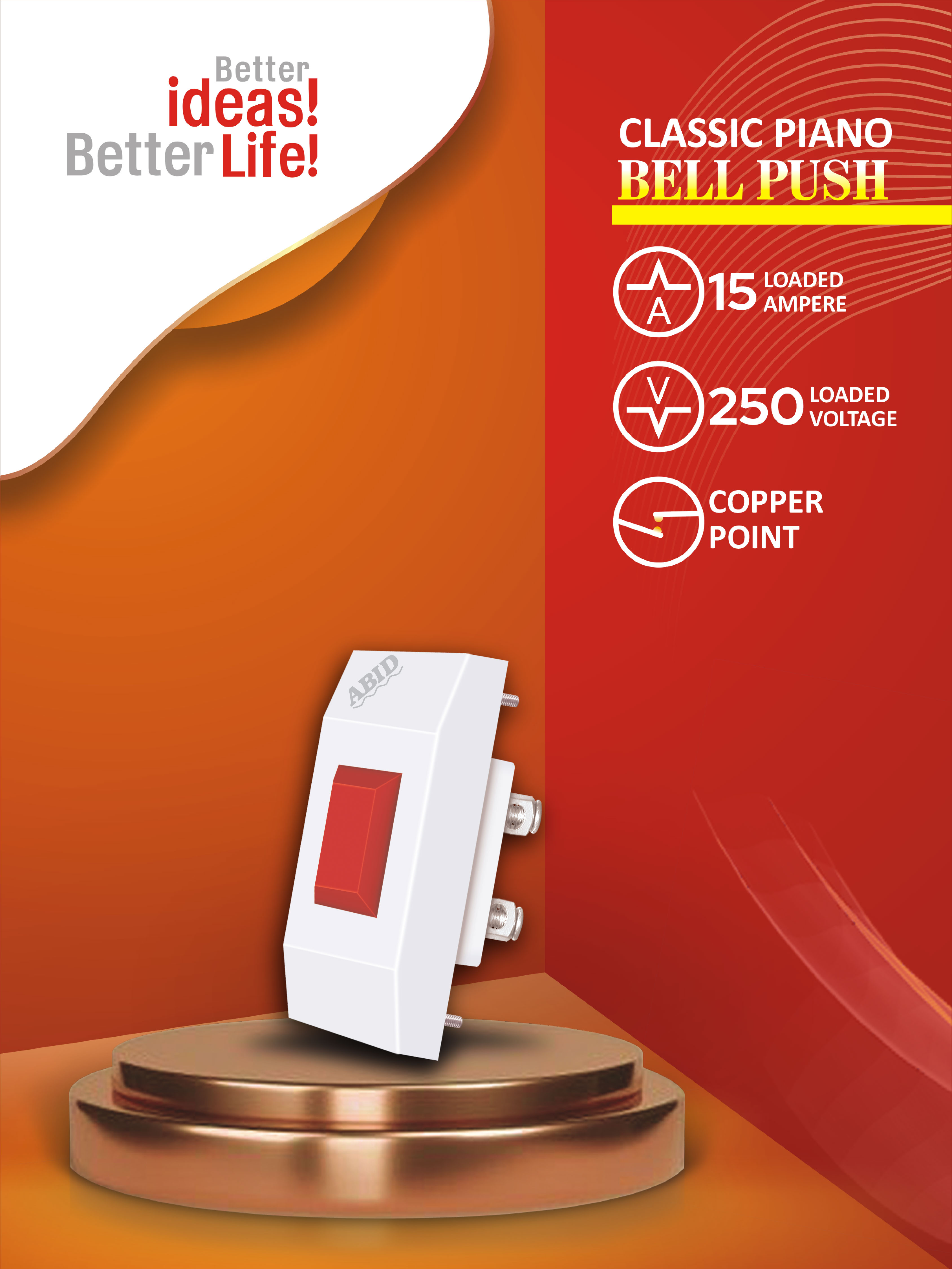 Classic Piano Bell Push