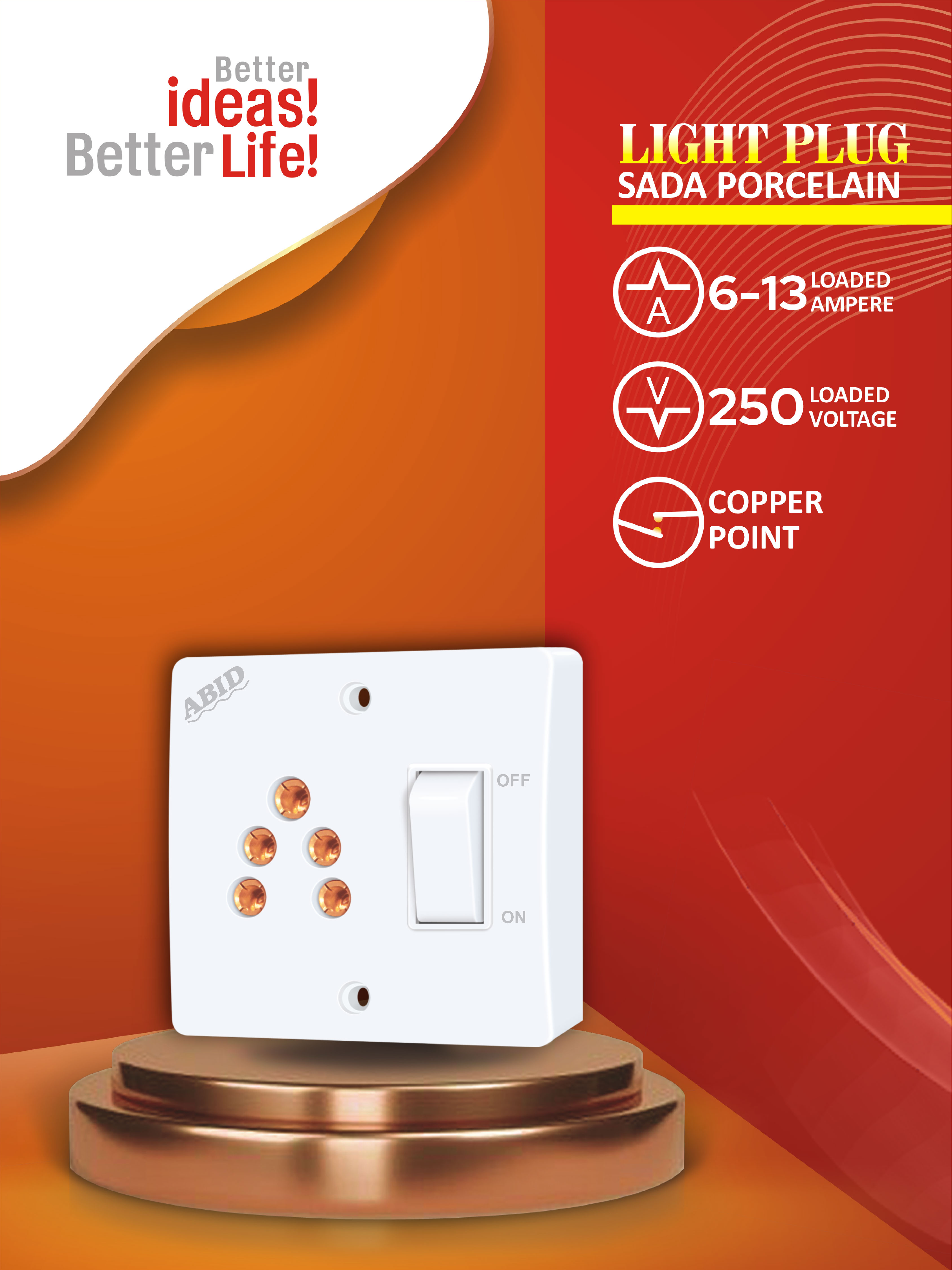 Light Plug Sada Porcelain