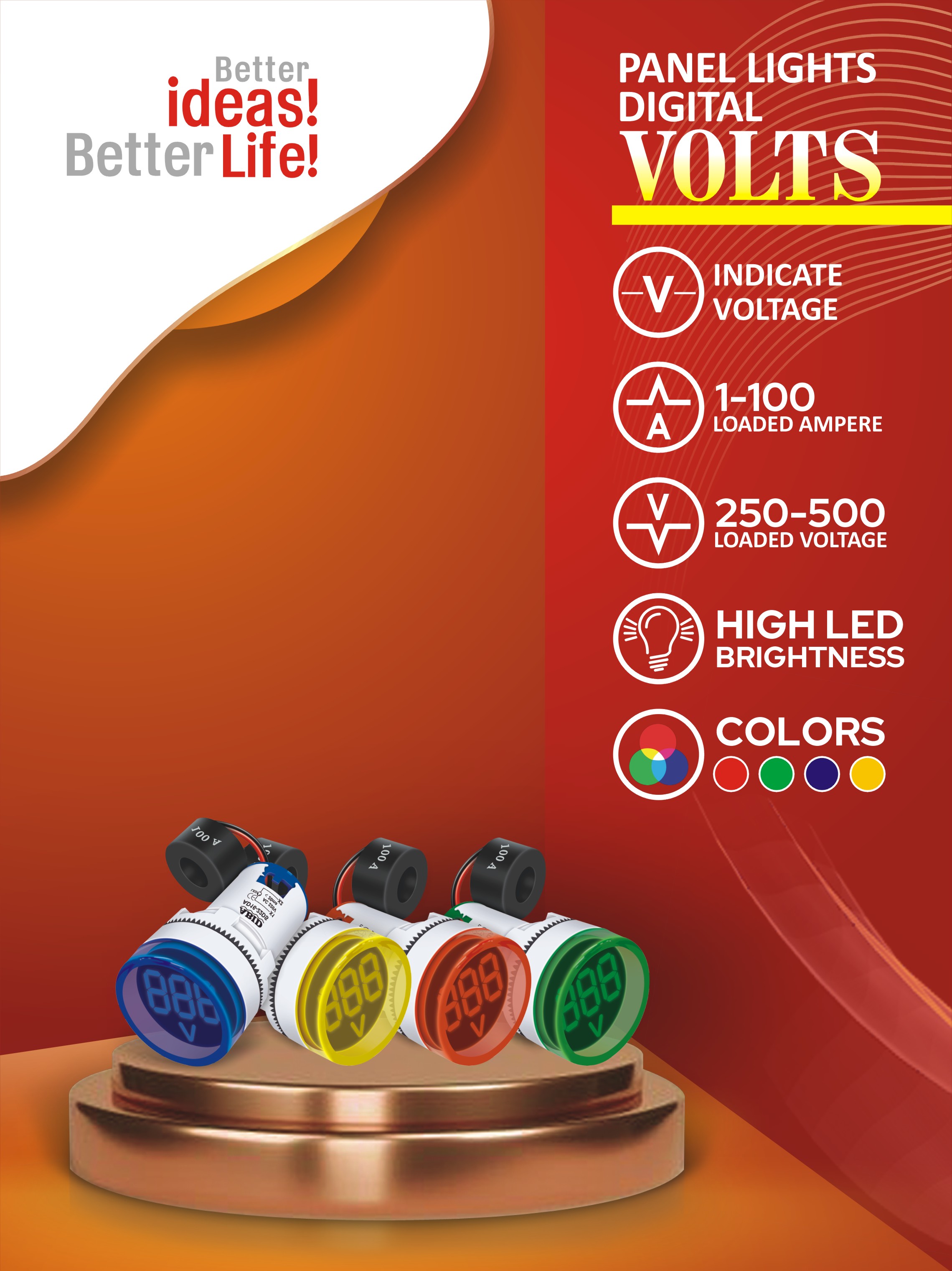 Penal Light Digital Volt