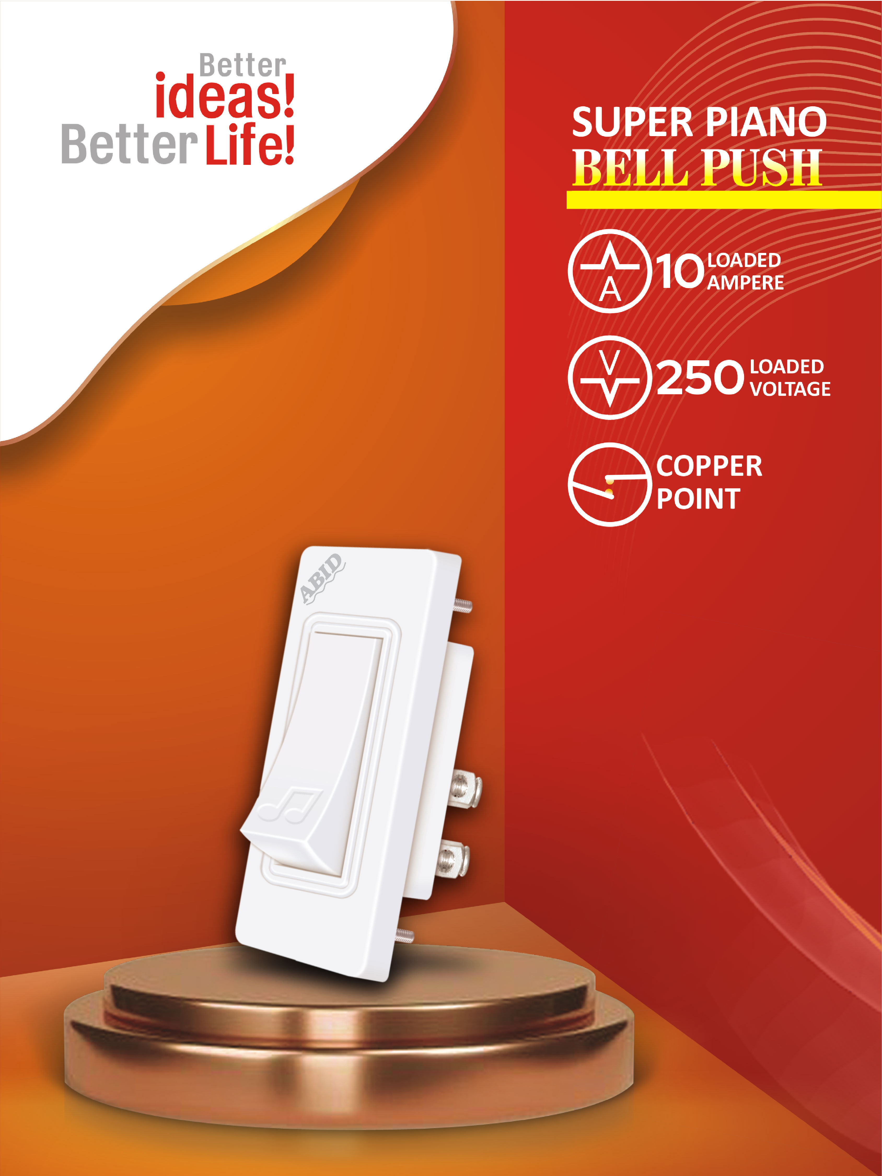 Super Piano Bell Push